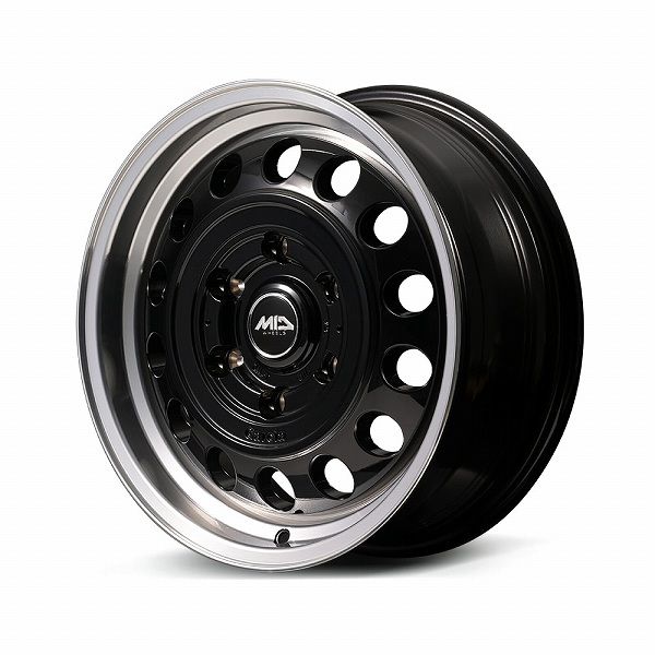 MID GARCIA CISCO Type2 ホイール ブラック/リムポリッシュ 14