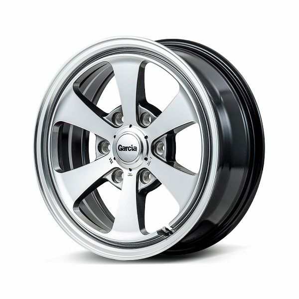 MID GARCIA Dallas6 ホイール ポリッシュライングレー 17インチ×6.5J＋38 6H139 入数：1台分(4本)