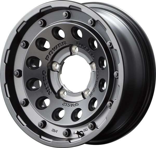 MID NITRO POWER H12 SHOTGUN ホイール バレルブラック 15インチ×6J ＋-5 5H139.7 国産車 入数：1台分(4本)の通販は