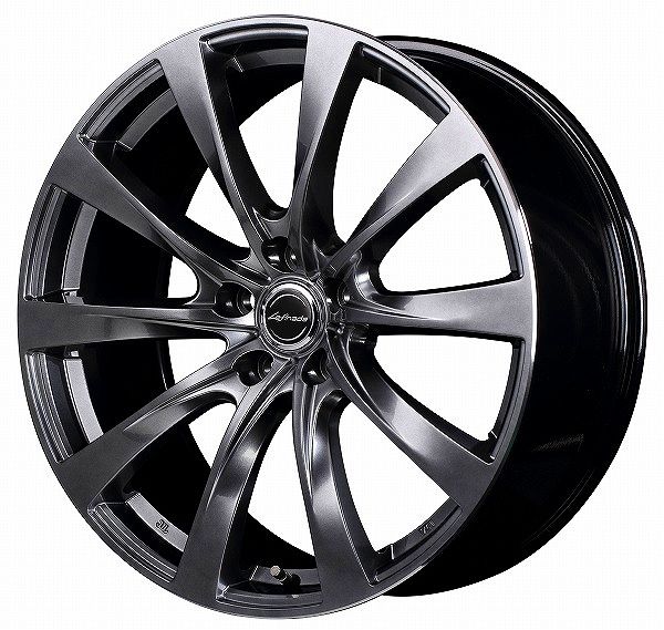 MID レフィナーダ モーション2 ホイール ハイパーダークシルバーリムエッジPO 18インチ×7.5J+35 5H114 トヨタ＆レクサス 1台分(4本)の通販は