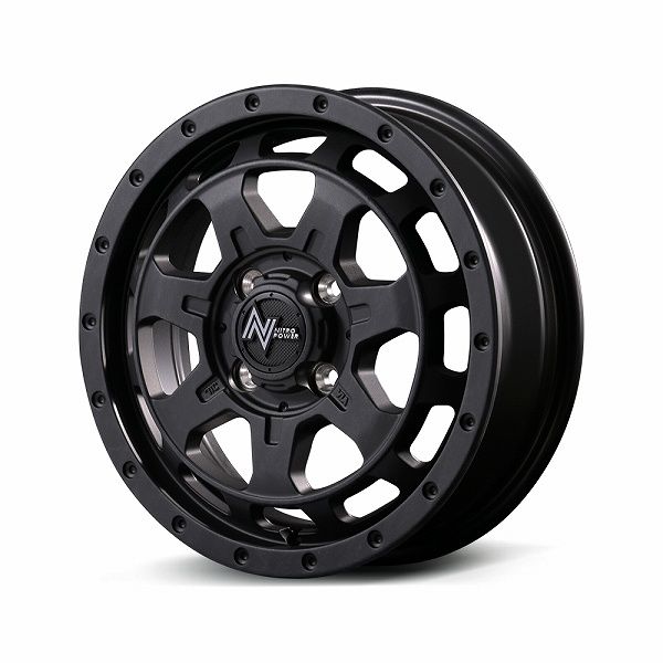 MID NITRO POWER M7 PHALANX ホイール バレルブラック 14インチ×4.5