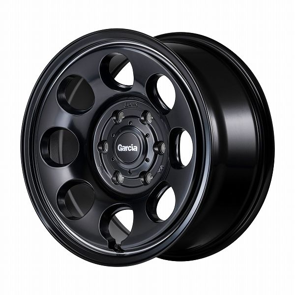 Via様確認用 MID GARCIA Palm8 ホイール セミグロスブラック/ヴァーレイ