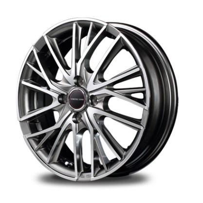 MID VERTEC ONE Vulture ホイール ハイパーシルバーポリッシュ 16インチ×6J +43 4H100 国産車 入数：1台分(4本)