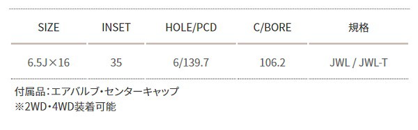 MKW MK-55 ホイール ダイヤカットグロスブラック 16インチ×6.5J ＋35 6H139.7 ハイエース200系専用