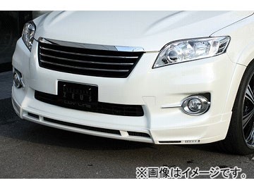 エムズスピード LUV LINE フロントハーフスポイラー 未塗装 トヨタ ヴァンガード 350S GSA3＃ MC後｜au PAY マーケット