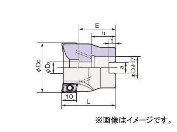 ナチ/NACHI 不二越 WAVY MILLN WEX2000F ホルダ 標準タイプ 63mm NWEX2063F