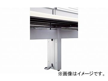 ナイキ/NAIKI リンカー/LINKER ウエイク センター脚用配線カバー フリーアドレスデスク用 シルバー WKFCHK-SV 99×458mmの通販は