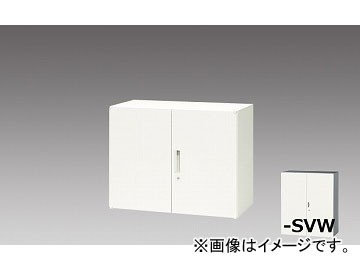 ナイキ/NAIKI リンカー/LINKER 両開き書庫 シルバー/クリアホワイト CWS-0907K-SVW 899×400×700mm-日本通販売