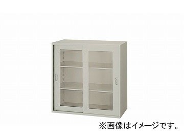 ナイキ/NAIKI ネオス/NEOS ガラス引違い書庫 枠付 ウォームホワイト NW-0909HG-AW 899×450×900mmの通販は