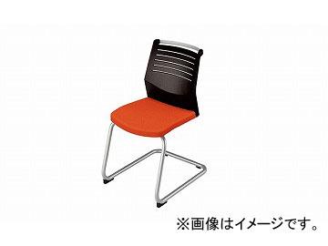 ナイキ/NAIKI 会議用チェアー キャンチレバー脚/背ヌードタイプ オレンジ E297-OR 463×590×822mmの通販は