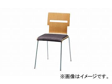 ナイキ/NAIKI リフレッシュ用チェアー 4本脚タイプ ブラウン E215F-BR 418×610×765mmの通販は