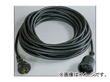 日動工業/NICHIDO 防雨延長コード三相200V(屋外型) アース付 20m 4P20AW-20 JAN：4937305034743の通販は