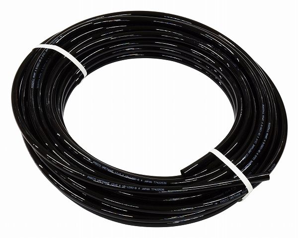 新潟精機 PISCO ポリウレタンチューブ 黒 12mm×20m UB1280-20-B