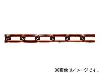 ニッサチェイン/NISSA CHAIN ヘビーリンク ファインカラー 茶 15m IW48E JAN：4968462048564