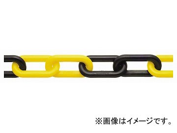 ニッサチェイン/NISSA CHAIN リンク プラスチック 黄/黒 30m PW80 JAN