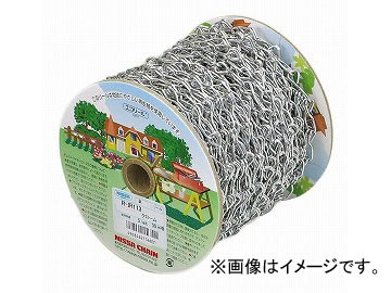 ニッサチェイン/NISSA CHAIN ライト リール巻チェイン 鉄 クローム 30m巻 R-IR113 JAN：4968462156801