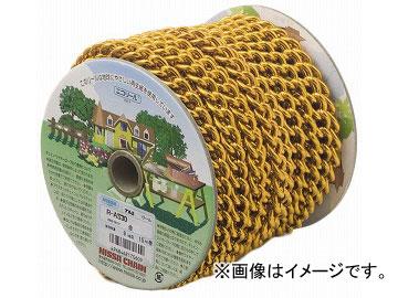 ニッサチェイン/NISSA CHAIN ショートマンテル リール巻チェイン アルミニウム 金 15m巻 R-AS30 JAN：4968462170609