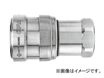 日東工器 ゼロスピルカプラ ソケット おねじ取付用 ZEL-3S SUS/EPDM-