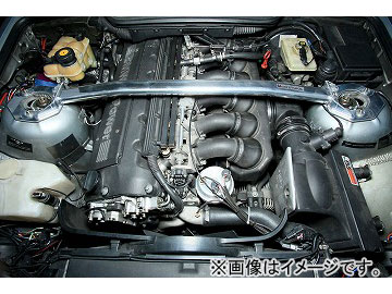 オクヤマ ストラットタワーバー Rタイプ BMW 3シリーズ E36セダン CB25 リア アルミ OKUYAMA 663 728 0 BMW E36 M3&frasl;318(is)&frasl;325（E-M3&frasl;CA18&frasl;CB25）ストラットタワー