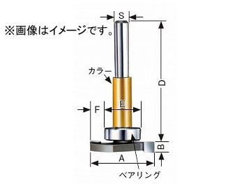 大見工業/OMI コーナービット/接合用 横ミゾビット トリマー用 YB6 JAN：4948572030871の通販は