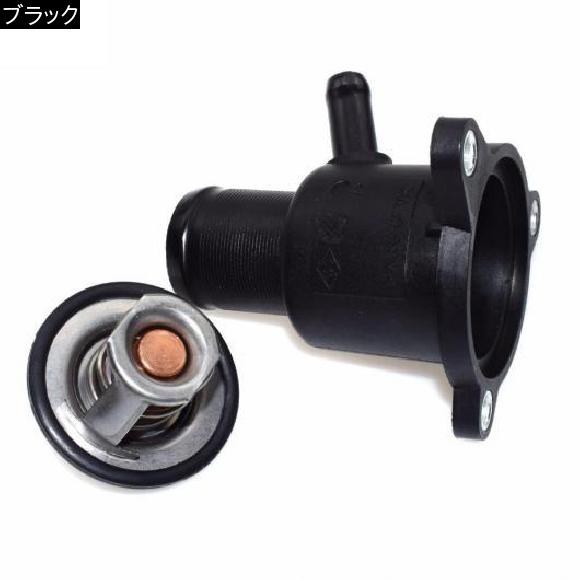 AL サーモスタット＋ハウジング オペル ダチア 日産 ルノー メガーヌ ロガン セニック クリオ II カングーラグナ OE7700103300 ブラック AL-CC-2394_1