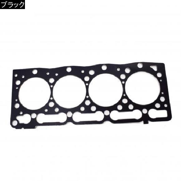 エンジンヘッドガスケット クボタ V1505 OE KBRV1712GH 16394-03310 ブラック AL-CC-2601 AL_1