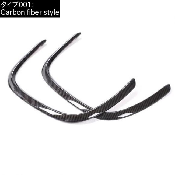 カーボンファイバー BMW X1 F48 16-18 ABS クロームリアネットフレーム カバー BMW E90 2 シリーズ 218i F45 F46 BMW X2 F47 2018 Carbon fiber style AL-CC-7811 AL_1