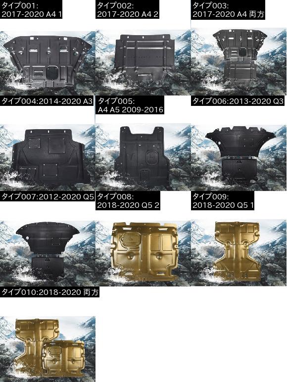 マンガン 合金 エンジン ボトム シャーシ ギアボックス カバー 適用: アウディ A3 A4 Q3 Q5 2017-2020 A4 1〜2013-2020 Q3 AL-FF-4293 AL_1