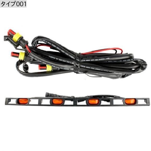 適用: トヨタ タコマ 2012-2015 4-ピース フロント バンパー グリル LED アンバー ライト 適用: フロント バンパー グリル タイプ001 AL-KK-1907 AL_1