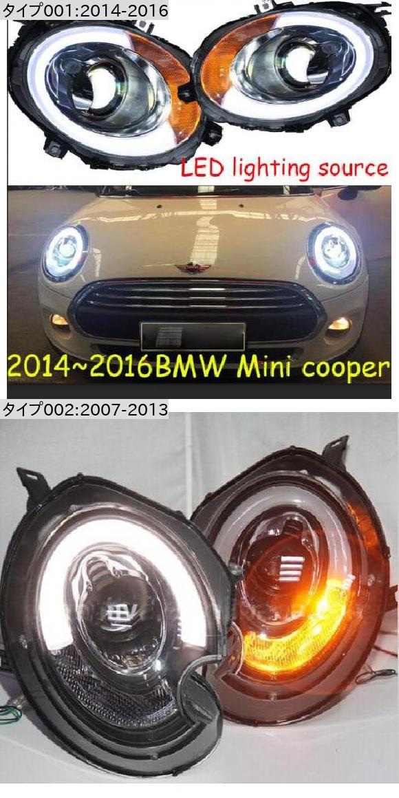 バンパー ランプ 適用: ミニ ヘッドライト LED 2014-2016/2013-2017 DRL ヘッド エンジェル アイ BI キセノン ビーム 2007-2013 BMW ミニ クーパー 2007-2013 HID キセノン AL-OO-0446 AL_1