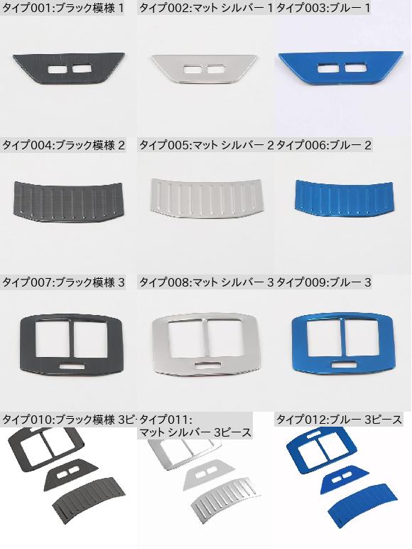 適用: フォルクスワーゲン/VOLKSWAGEN T-ROC TROC 2017 18 2019 インテリア アクセサリー ステンレス スチール USB ポート カバー トリム ブラック模様 3ピース〜ブルー 3ピース AL-OO-7279 AL_1