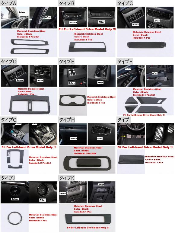 カップホルダー ライト コントロール パネル ドア ボウル ギア ボックス フットレスト カバー トリム 適用: MAZDA3 CX-30 2020-2022 アクセサリー インテリア タイプG AL-PP-0164 AL_1