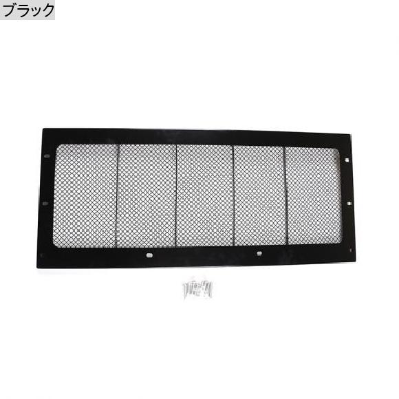 ステンレス スチール ブラック INSECT SCREENING メッシュ フロント グリル ネット 適用: ランド ローバー/ROVER ディフェンダー 90 110 2008-2019 オート スタイリング アクセサリー ブラック AL-PP-2591 AL_1
