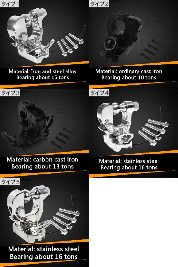 AL 1ピース 適用: トヨタ プラド 4000/2700 ミドル EAST エディション トレーラー フック ブライト シルバー メッキ 装飾 タイプ1 AL-PP-5515_1
