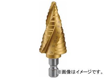 トラスコ中山/TRUSCO ステップドリル 3枚刃チタンコーティング 5〜28mm 段数11 3SNMS28G(3521192) JAN：4989999819014