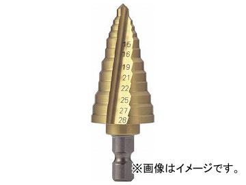 トラスコ中山/TRUSCO 電気設備用ステップドリル 2枚刃チタンコーティング 15〜28mm NMS28EG(3017087) JAN:4989999557480の通販は