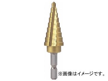 トラスコ中山/TRUSCO 六角軸電気設備用ステップドリル 2枚刃チタンコーティング 21mm NMS21EGH(3017079) JAN：4989999557473の通販は