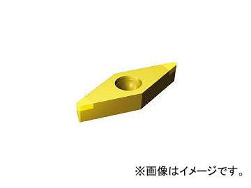 サンドビック/SANDVIK コロターン107 旋削用ポジ・チップ VBGW160408S01020F 7015(6016308) 入数：5個