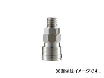 長堀工業/NAGAHORI クイックカップリング AL20型 ステンレス製 メネジ取付用 CAL23SM3(3642933) JAN：4560291323821
