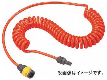 トラスコ中山/TRUSCO ウレタンコイルホース樹脂カップリング付 4.0m TUHJ5(2585189) JAN：4989999351408