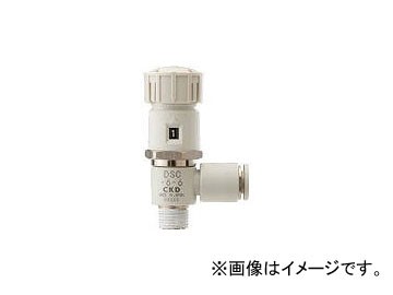 CKD ダイヤル付スピードコントローラ DSC1010(3768546) JAN：4547431018540の通販は