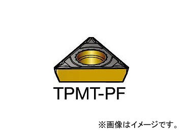 サンドビック/SANDVIK コロターン111 旋削用ポジ・チップ 5015 TPMT06T104PF 5015(6107273) 入数：10個の通販は