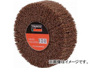 トラスコ中山/TRUSCO スピンねじ式ナイロンホイール外径80×厚25 120# UFNS825120(4373219) 入数：1箱(5個入) JAN：4989999240078