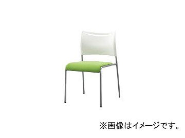 アイリスチトセ/IRISCHITOSE ミーティングチェア ライタス4 布張り グリーン LTS4FGN(4360028) JAN：4905865962349の通販は