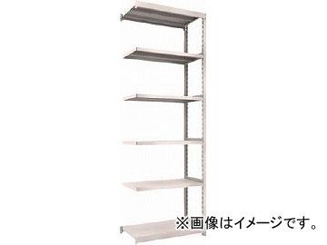 トラスコ中山/TRUSCO M2型軽中量棚 860X450XH2400 6段 連結 NG M28346B NG(4500563)