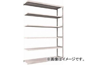 トラスコ中山/TRUSCO M2型軽中量棚 1760X450XH2400 6段 連結 NG M28646B NG(4500920)