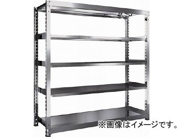トラスコ中山/TRUSCO SM3型SUS棚 1800X571XH1800 5段 単体 SM36665(2837811)の通販は