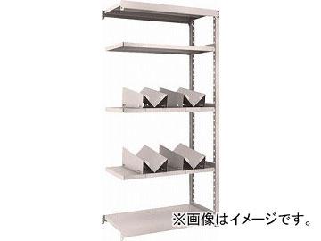 トラスコ中山/TRUSCO M2型軽中量棚 1160X450XH1800 缶受X6付 連結 M26445KU6B(4690974)