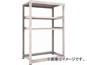 トラスコ中山 M3型中量棚 1200X721XH1800 3段+タイヤ1段 M36473Y1(4501110)