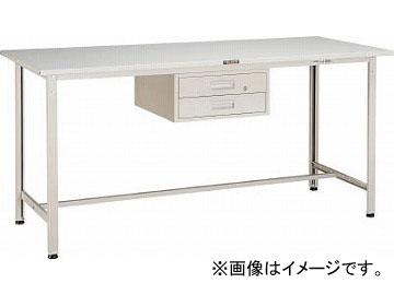 トラスコ中山/TRUSCO HSAE型立作業台 1800X900XH900 2段引出付 W色 HSAE1809F2W(4544803) 80,690円